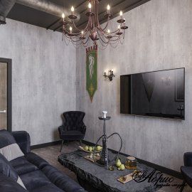 Дизайн интерьера кальянной Hookah Place | Портфолио